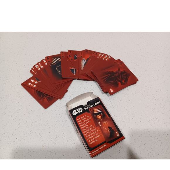 Star Wars Kylo Ren Playing Cards Cartamundi - Picture 6 of 6